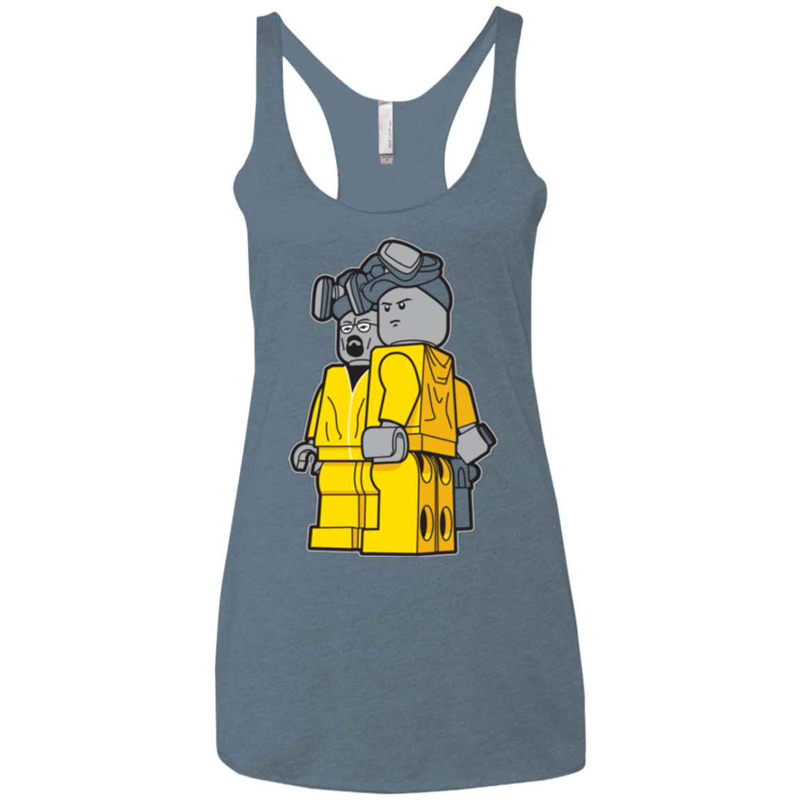 T-Shirts Indigo / X-Small Bricking Bad Women's Triblend Racerback Tank