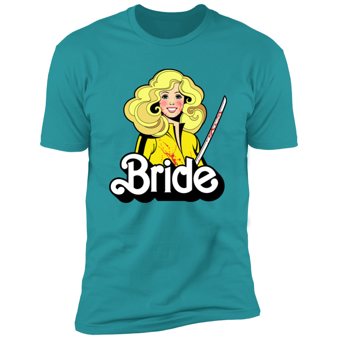 T-Shirts Tahiti Blue / S Bride Men's Premium T-Shirt