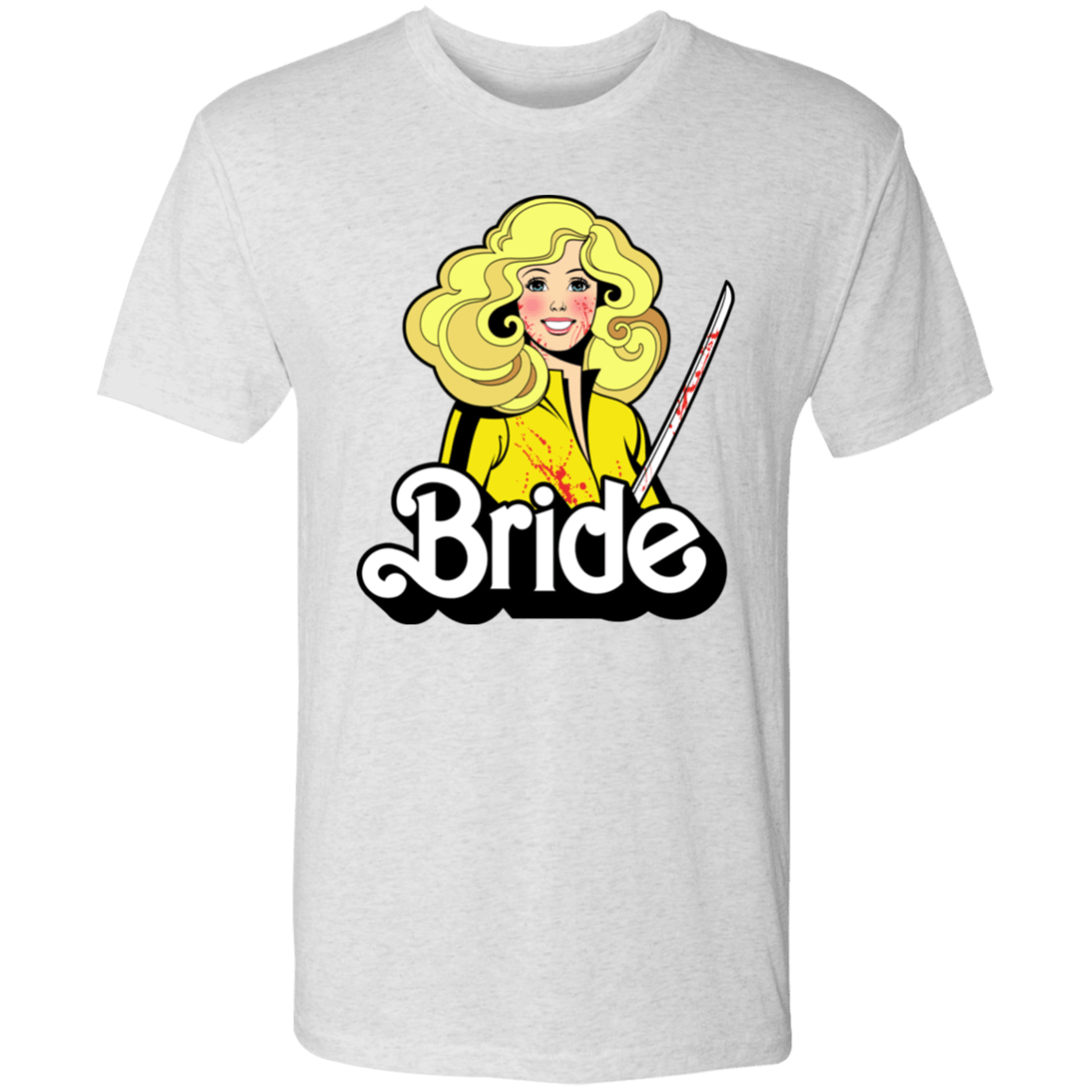 T-Shirts Heather White / S Bride Men's Triblend T-Shirt