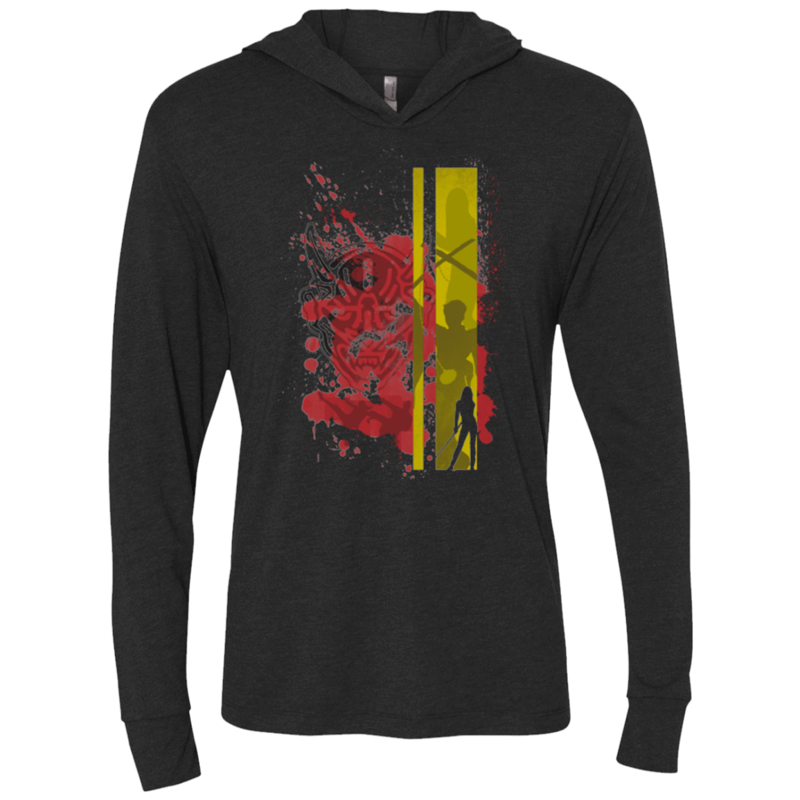 T-Shirts Vintage Black / X-Small Bride's Story Triblend Long Sleeve Hoodie Tee