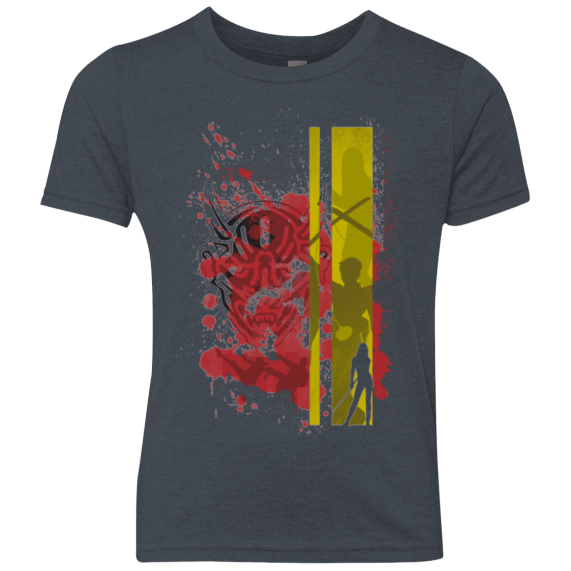 T-Shirts Vintage Navy / YXS Bride's Story Youth Triblend T-Shirt