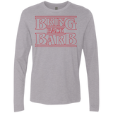 T-Shirts Heather Grey / Small Bring Back Barb Men's Premium Long Sleeve