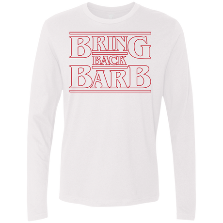 T-Shirts White / Small Bring Back Barb Men's Premium Long Sleeve