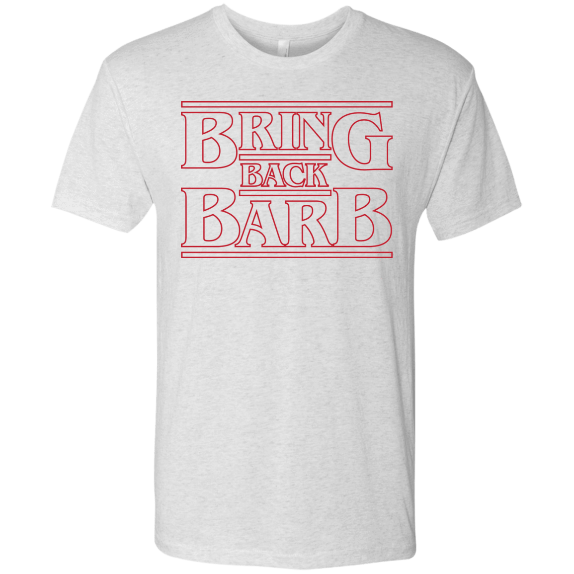 T-Shirts Heather White / Small Bring Back Barb Men's Triblend T-Shirt