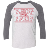 T-Shirts Heather White/Premium Heather / X-Small Bring Back Barb Triblend 3/4 Sleeve