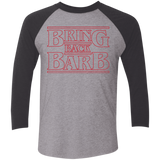 T-Shirts Premium Heather/ Vintage Black / X-Small Bring Back Barb Triblend 3/4 Sleeve