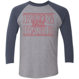 T-Shirts Premium Heather/ Vintage Navy / X-Small Bring Back Barb Triblend 3/4 Sleeve