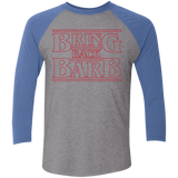 T-Shirts Premium Heather/ Vintage Royal / X-Small Bring Back Barb Triblend 3/4 Sleeve