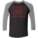 T-Shirts Vintage Black/Premium Heather / X-Small Bring Back Barb Triblend 3/4 Sleeve