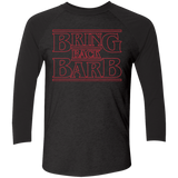 T-Shirts Vintage Black/Vintage Black / X-Small Bring Back Barb Triblend 3/4 Sleeve
