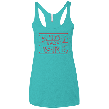 T-Shirts Tahiti Blue / X-Small Bring Back Barb Women's Triblend Racerback Tank