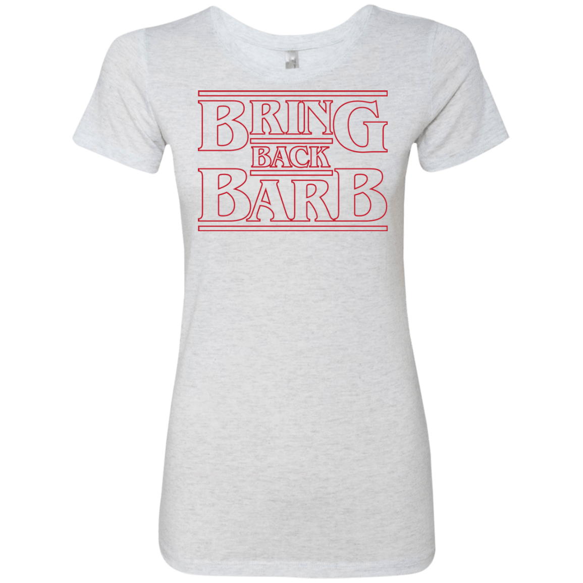 T-Shirts Heather White / Small Bring Back Barb Women's Triblend T-Shirt