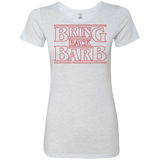 T-Shirts Heather White / Small Bring Back Barb Women's Triblend T-Shirt