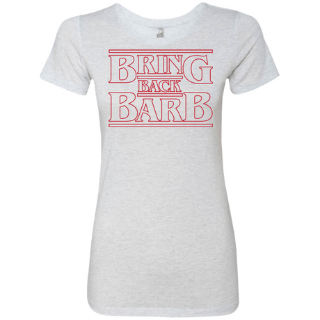 T-Shirts Heather White / Small Bring Back Barb Women's Triblend T-Shirt