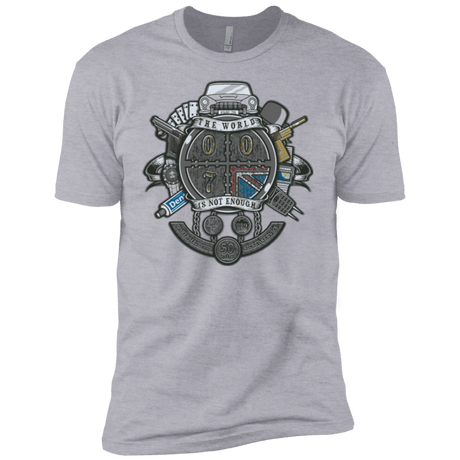 T-Shirts Heather Grey / YXS British Spy Crest Boys Premium T-Shirt