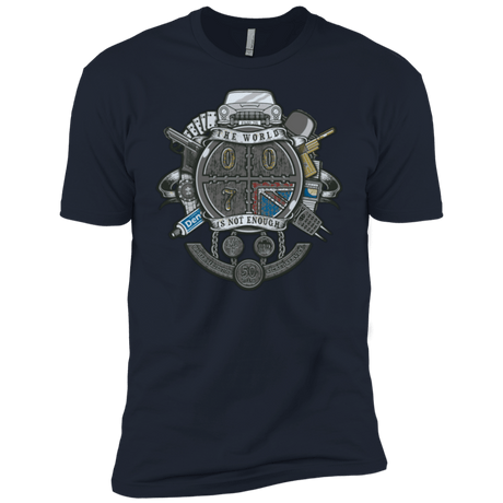 T-Shirts Midnight Navy / YXS British Spy Crest Boys Premium T-Shirt