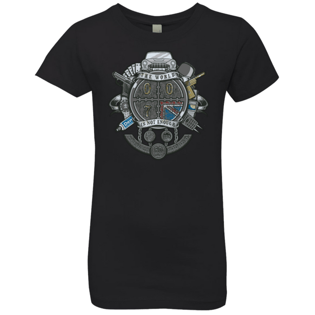 T-Shirts Black / YXS British Spy Crest Girls Premium T-Shirt