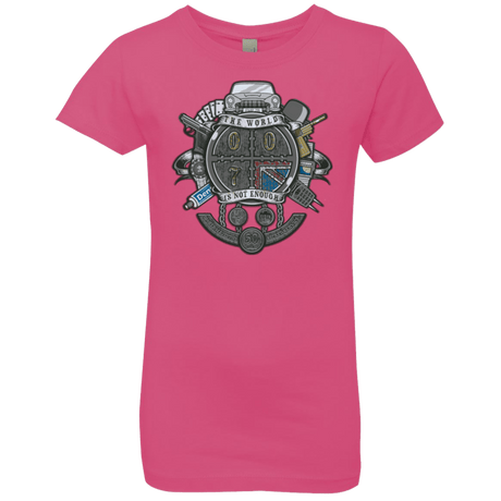 T-Shirts Hot Pink / YXS British Spy Crest Girls Premium T-Shirt