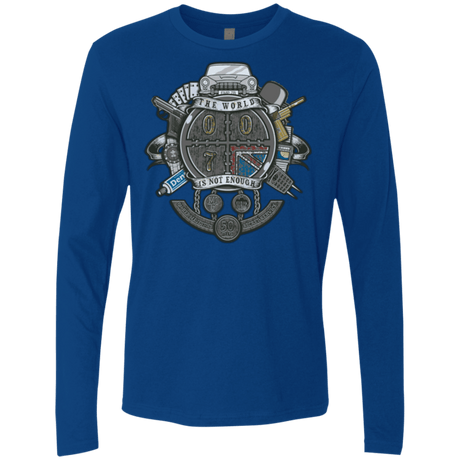 T-Shirts Royal / Small British Spy Crest Men's Premium Long Sleeve