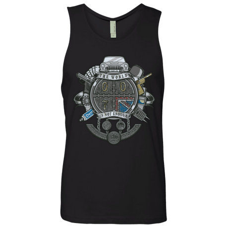 T-Shirts Black / Small British Spy Crest Men's Premium Tank Top