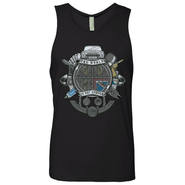 T-Shirts Black / Small British Spy Crest Men's Premium Tank Top