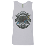 T-Shirts Heather Grey / Small British Spy Crest Men's Premium Tank Top
