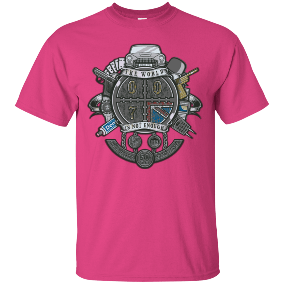 T-Shirts Heliconia / Small British Spy Crest T-Shirt
