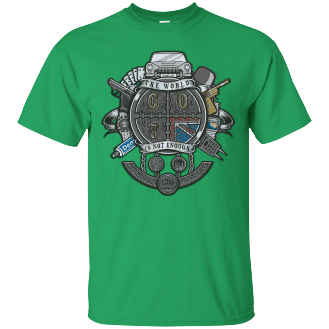 T-Shirts Irish Green / Small British Spy Crest T-Shirt