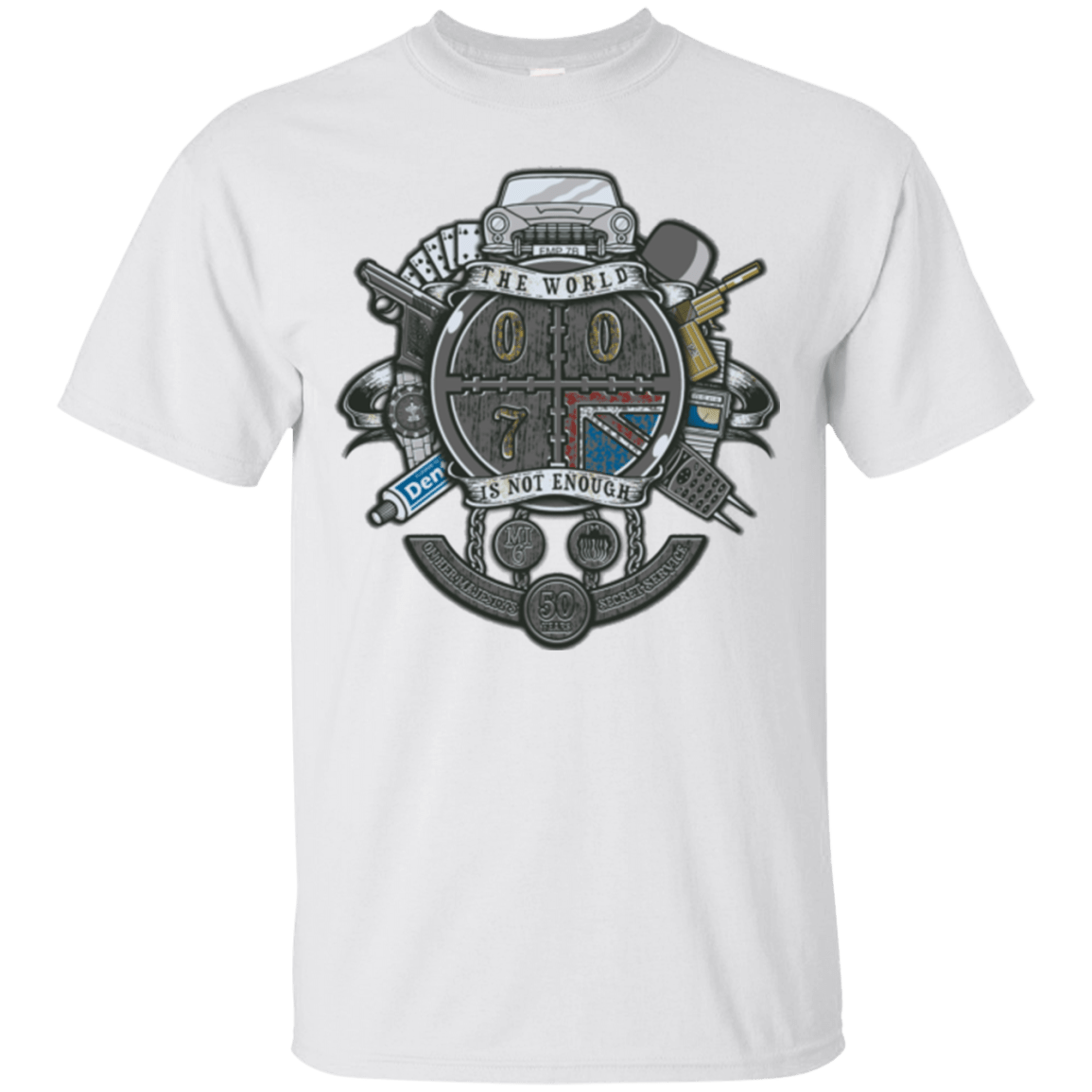 T-Shirts White / Small British Spy Crest T-Shirt