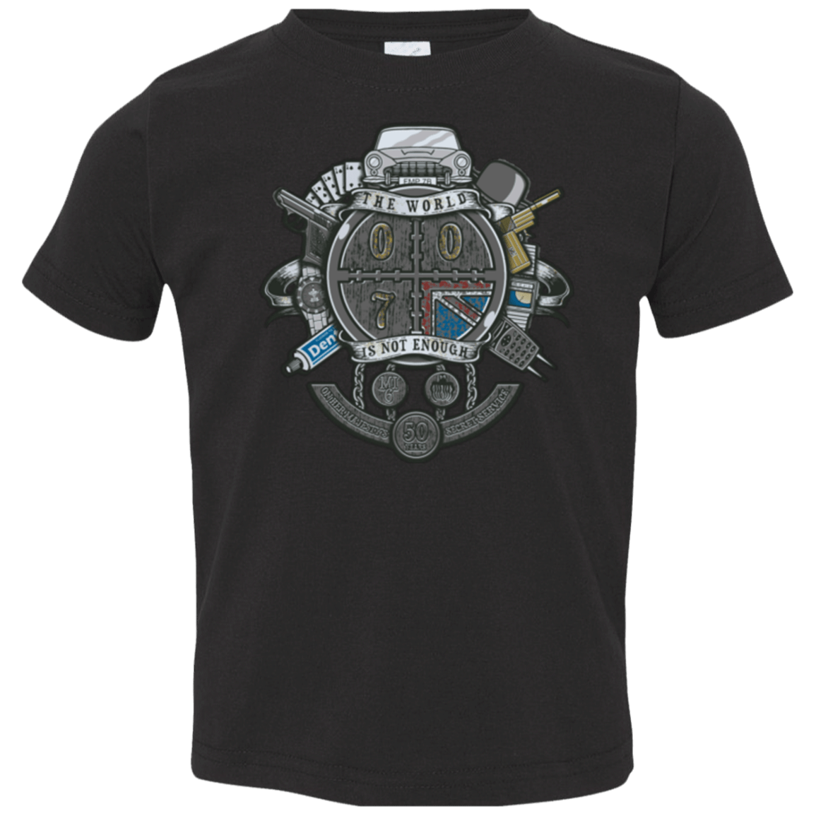 T-Shirts Black / 2T British Spy Crest Toddler Premium T-Shirt