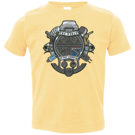T-Shirts Butter / 2T British Spy Crest Toddler Premium T-Shirt