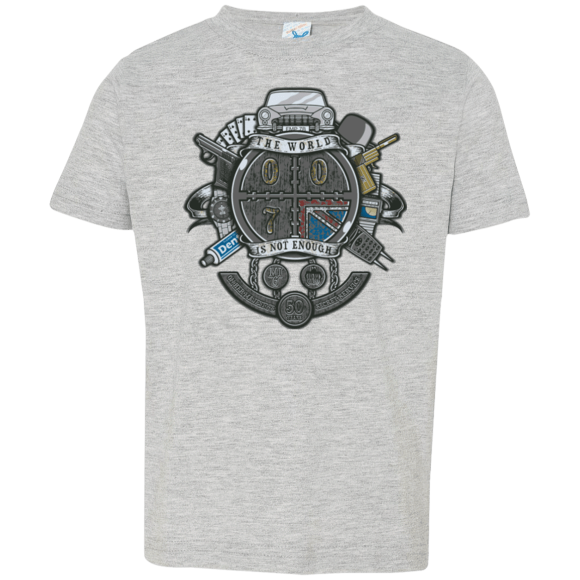 T-Shirts Heather / 2T British Spy Crest Toddler Premium T-Shirt