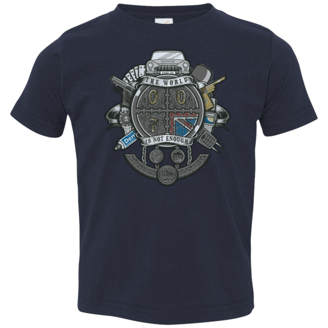 T-Shirts Navy / 2T British Spy Crest Toddler Premium T-Shirt
