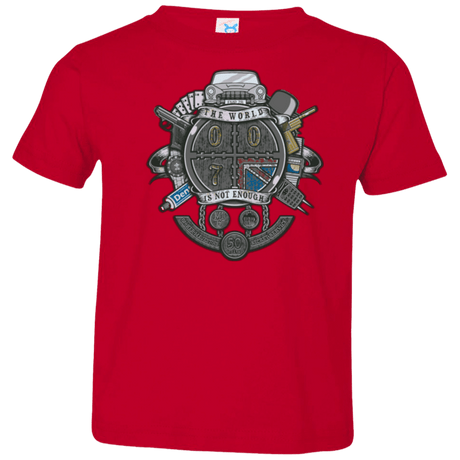 T-Shirts Red / 2T British Spy Crest Toddler Premium T-Shirt