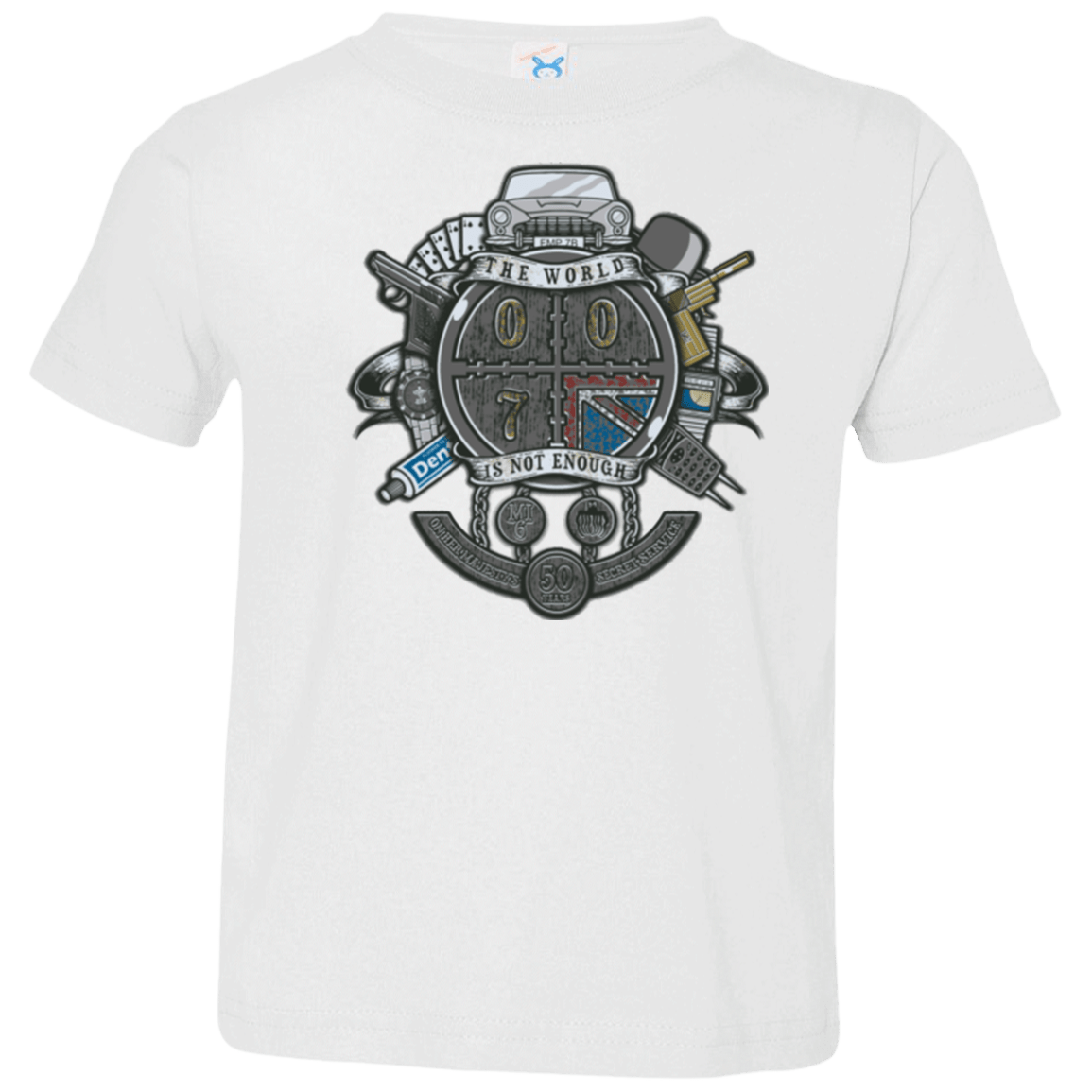 T-Shirts White / 2T British Spy Crest Toddler Premium T-Shirt