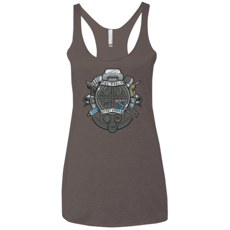 T-Shirts Macchiato / X-Small British Spy Crest Women's Triblend Racerback Tank
