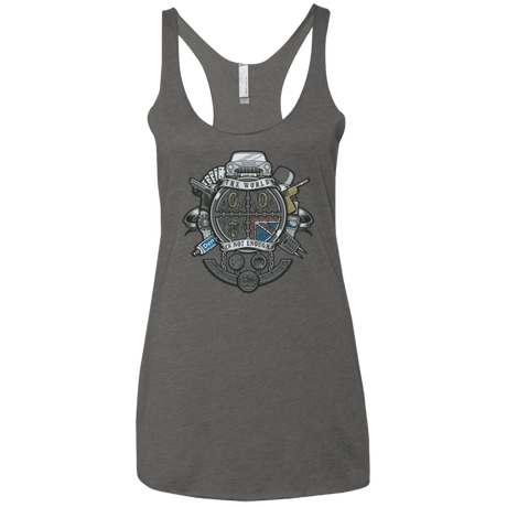 T-Shirts Premium Heather / X-Small British Spy Crest Women's Triblend Racerback Tank