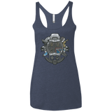 T-Shirts Vintage Navy / X-Small British Spy Crest Women's Triblend Racerback Tank