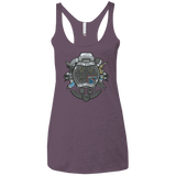 T-Shirts Vintage Purple / X-Small British Spy Crest Women's Triblend Racerback Tank