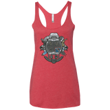 T-Shirts Vintage Red / X-Small British Spy Crest Women's Triblend Racerback Tank