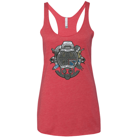 T-Shirts Vintage Red / X-Small British Spy Crest Women's Triblend Racerback Tank