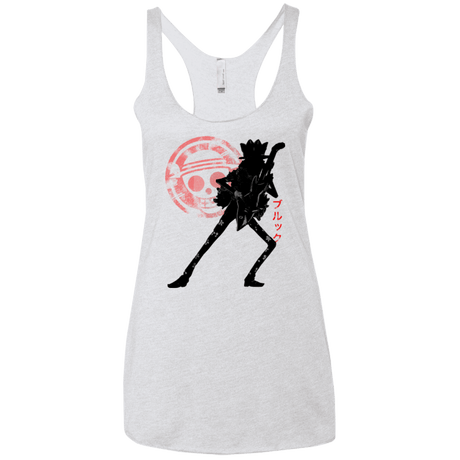 T-Shirts Heather White / X-Small Brook Women's Triblend Racerback Tank