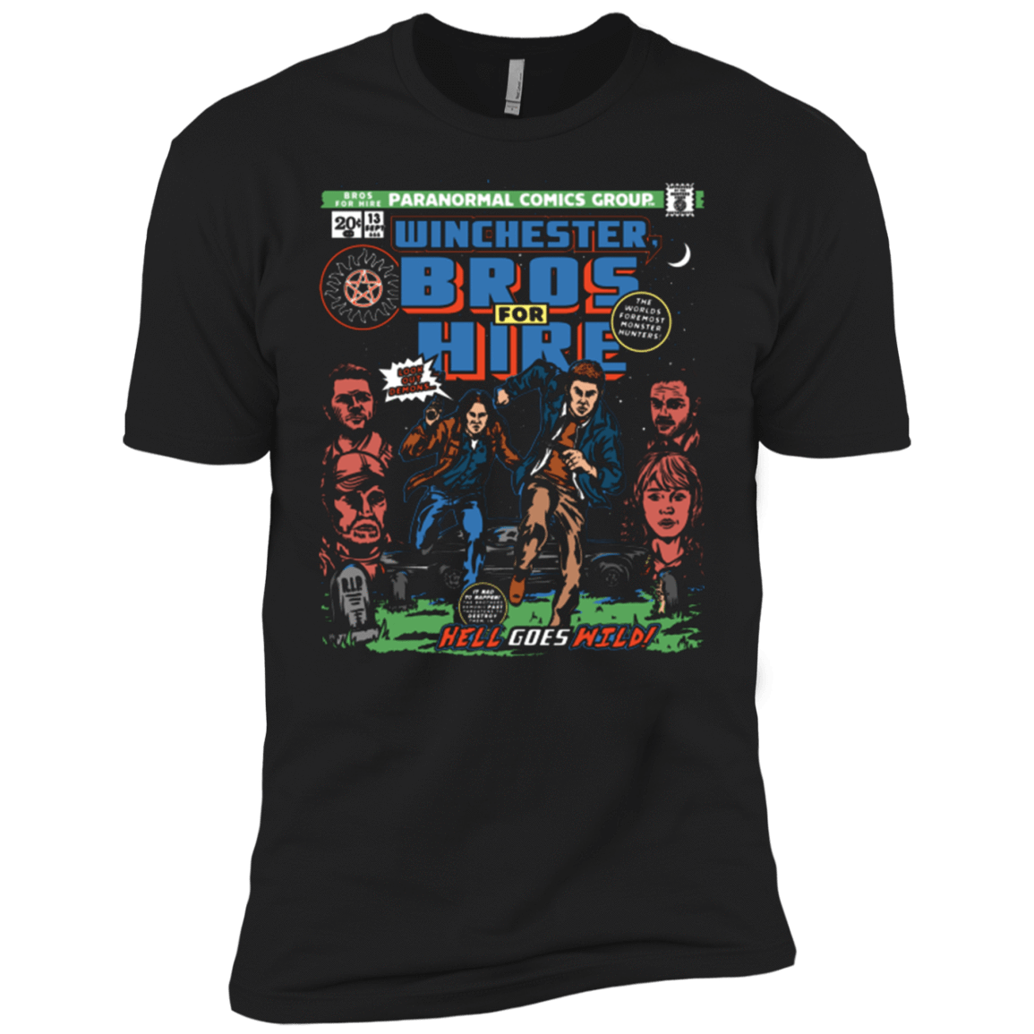 T-Shirts Black / YXS Bros 4 Hire Boys Premium T-Shirt