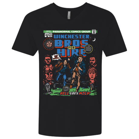 T-Shirts Black / X-Small Bros 4 Hire Men's Premium V-Neck