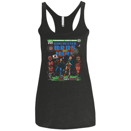 T-Shirts Vintage Black / X-Small Bros 4 Hire Women's Triblend Racerback Tank