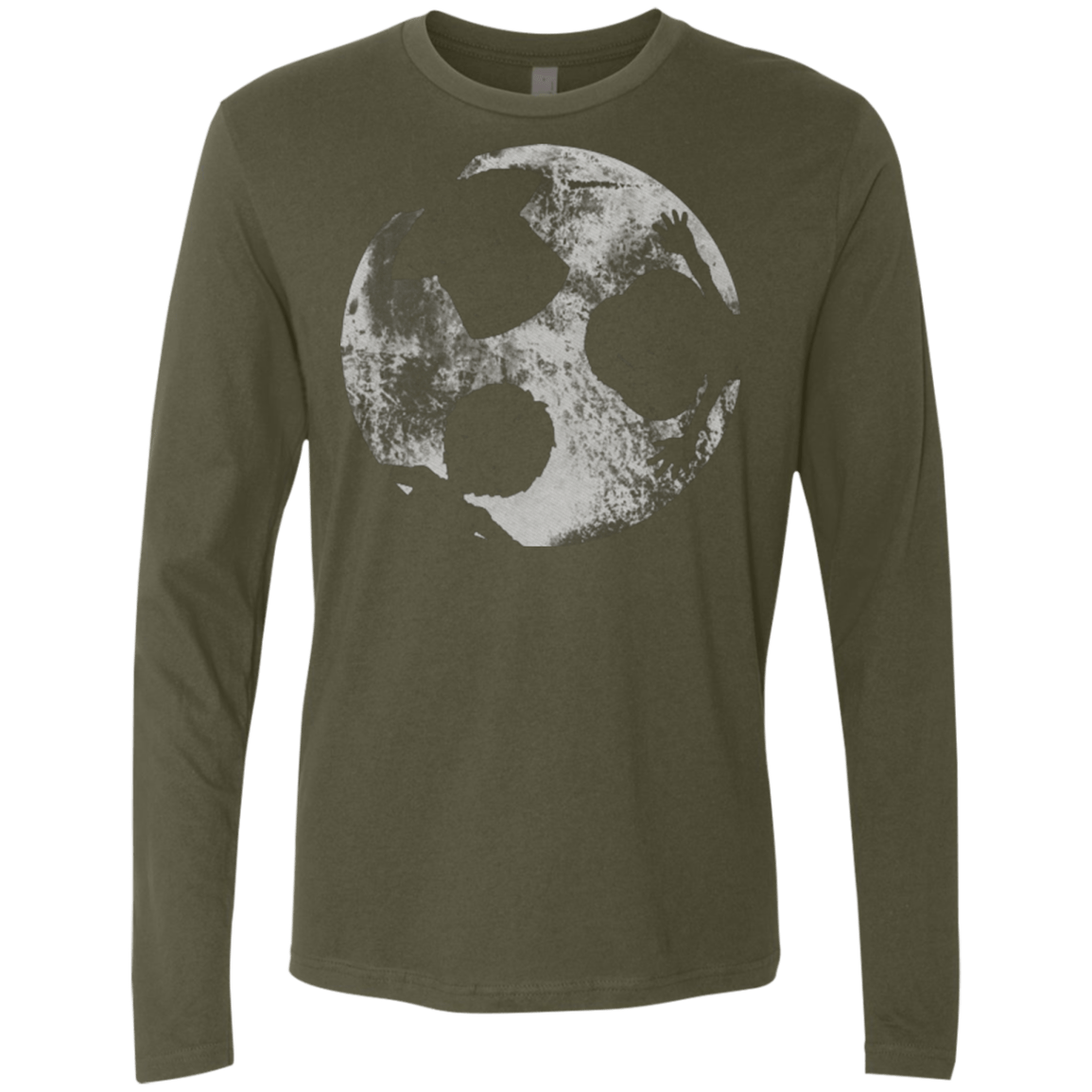 T-Shirts Military Green / Small Brothers Moon Men's Premium Long Sleeve