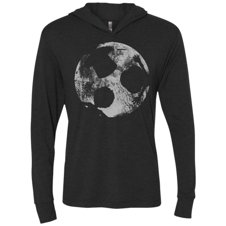T-Shirts Vintage Black / X-Small Brothers Moon Triblend Long Sleeve Hoodie Tee