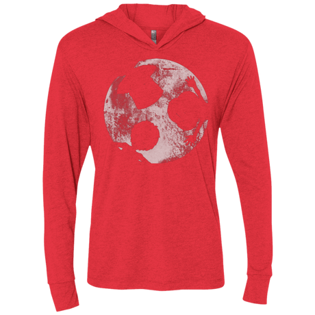 T-Shirts Vintage Red / X-Small Brothers Moon Triblend Long Sleeve Hoodie Tee