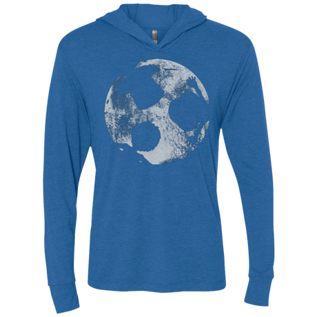 T-Shirts Vintage Royal / X-Small Brothers Moon Triblend Long Sleeve Hoodie Tee