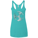 T-Shirts Tahiti Blue / X-Small Brothers Moon Women's Triblend Racerback Tank